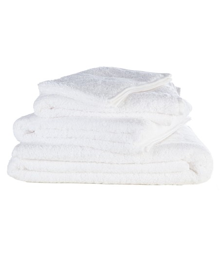 Toallas algodón color blanco